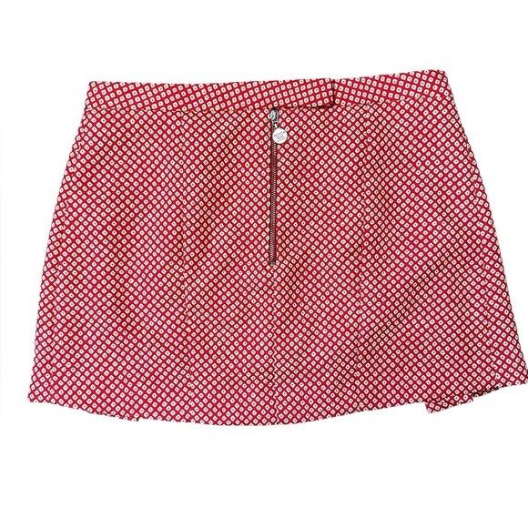 Patrezia Pepe Red and White Micro Mini Skirt - Picture 4 of 5